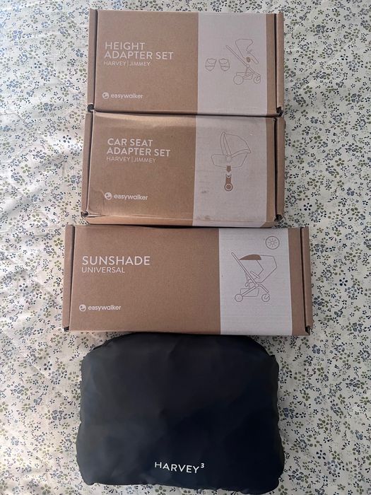 Easywalker Harvey 3 + зимен чувал, 2 бр адаптери, всички аксесоари