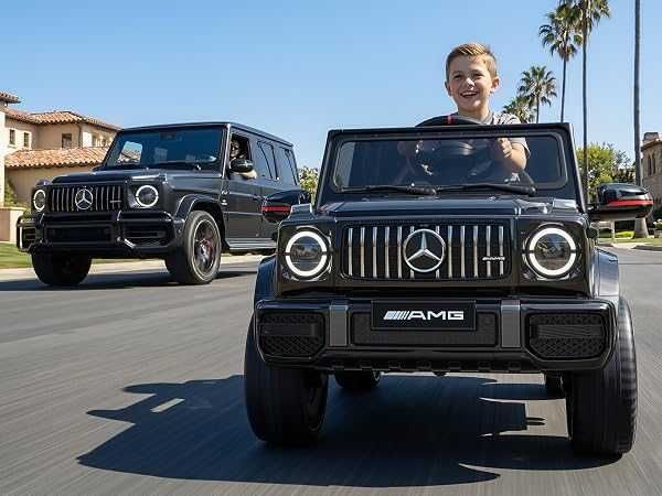 Акумулаторен джип Mercedes G 63 AMG 4X4 Premium 12V/9Ah,120W