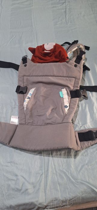 Marsupiu ergonomic Infantino Cuddle Up cu glugă – Stare foarte bună