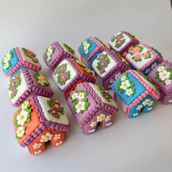 ПРЯНИКИ Имбирные медовые Пряничные ДОМИКИ Печенье Подарки на праздники