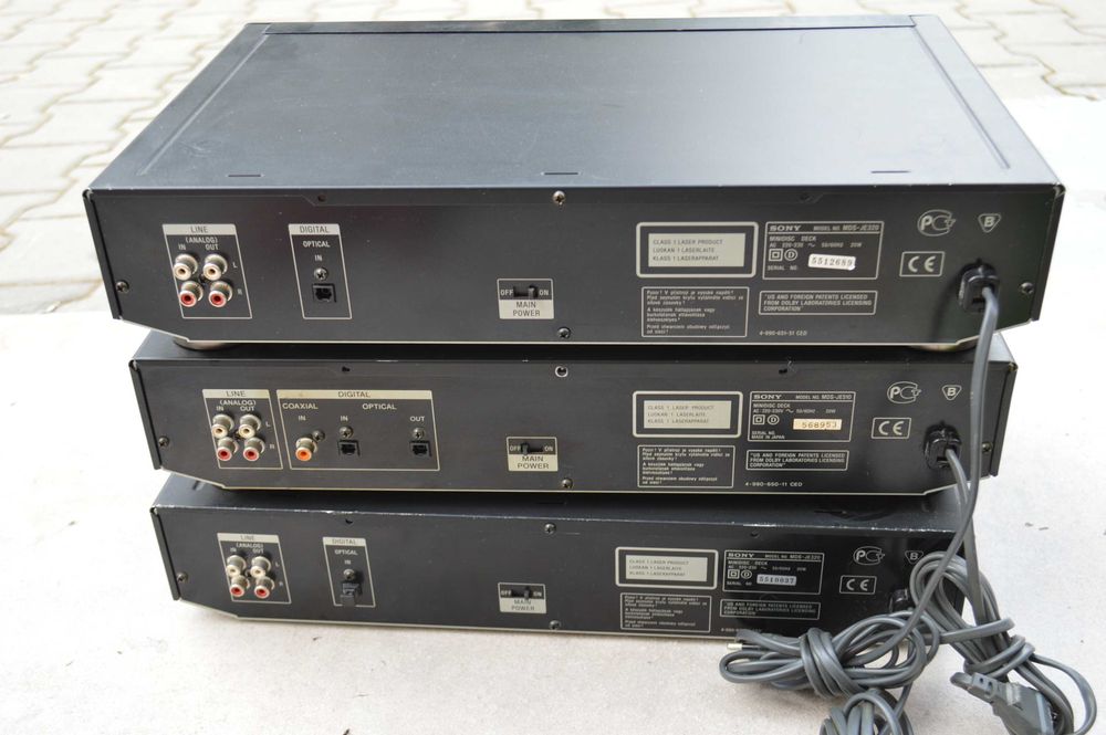 Minidisc Sony MDS JE 510/JE 320 Defecte