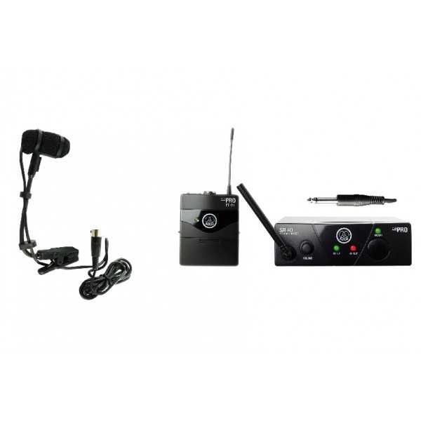 Set Wireless AKG WMS 40 mini inst + Superlux Pra383