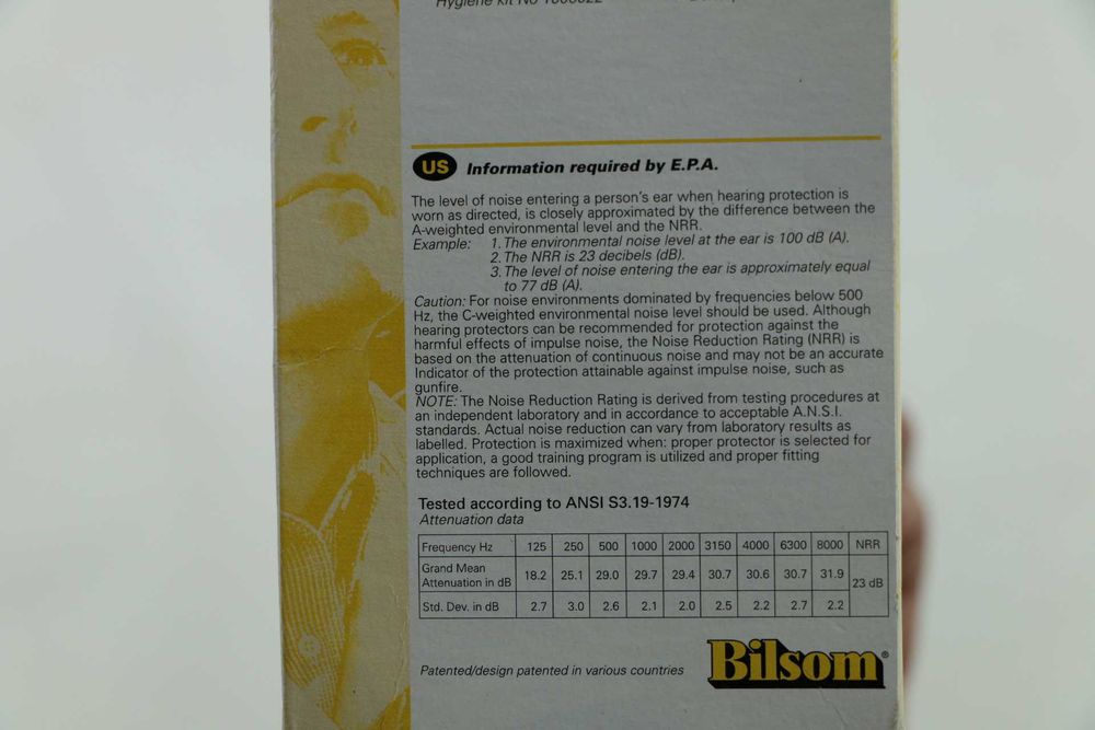 Антифони Bilsom-USA, NRR 23