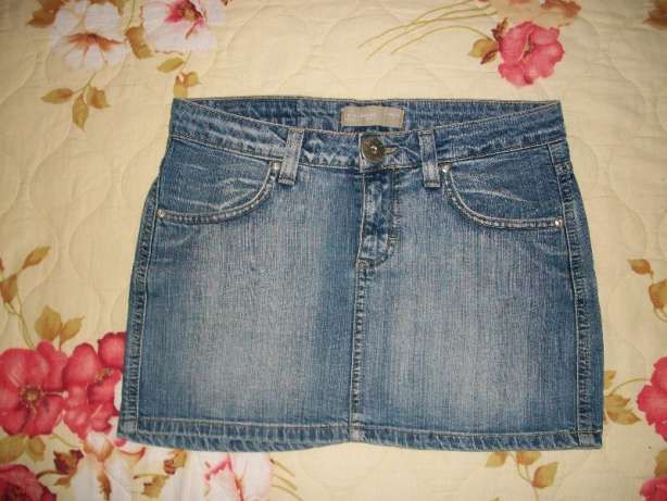 Къса дънкова пола