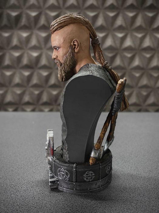 Figurina Vikings - Ragnar Lothbrok, 18 cm, vopsit manual