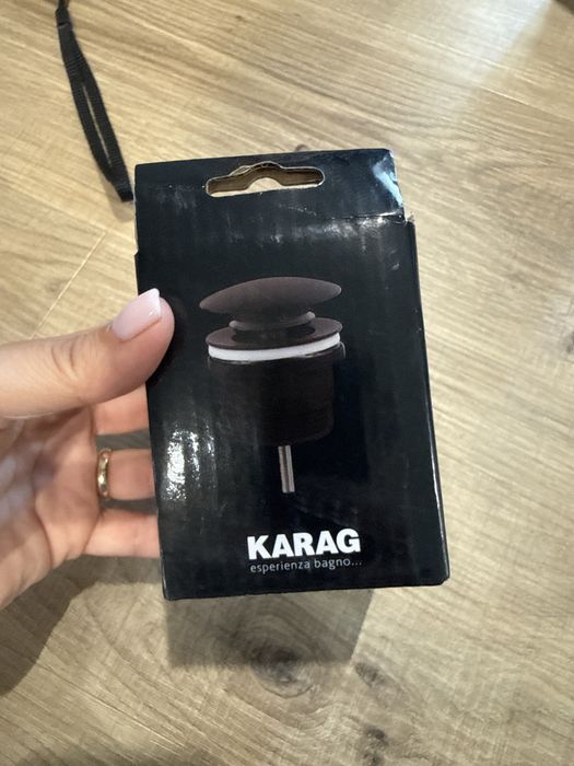 Ventil lavoar Karag negru mat