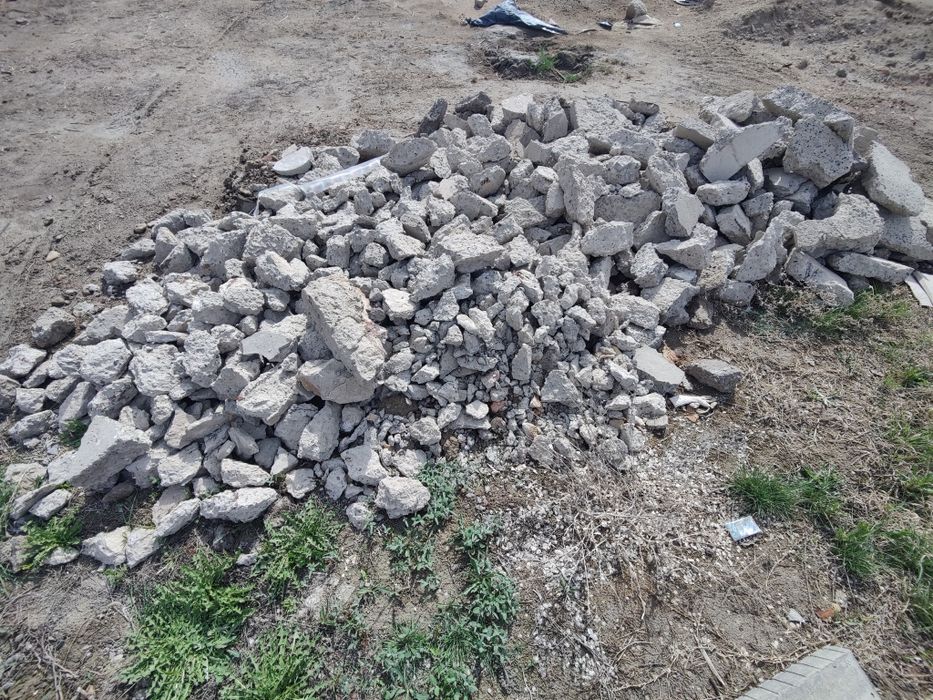 Бетонные отходы для фундамента