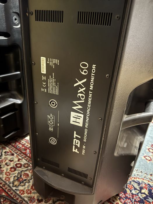 Vand 2 boxe FBT HiMaxx60 pasive rcf xa dynacord ev vl b&c
