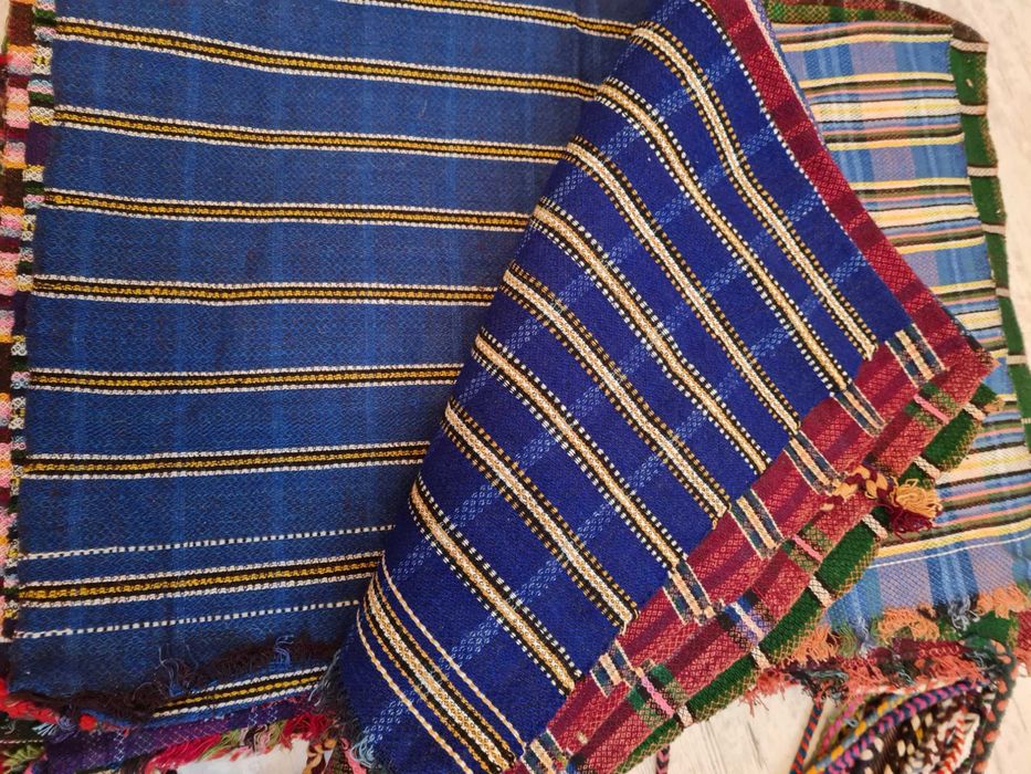 Тъчно тъкани престилки, тъкани торбички, женски ризи