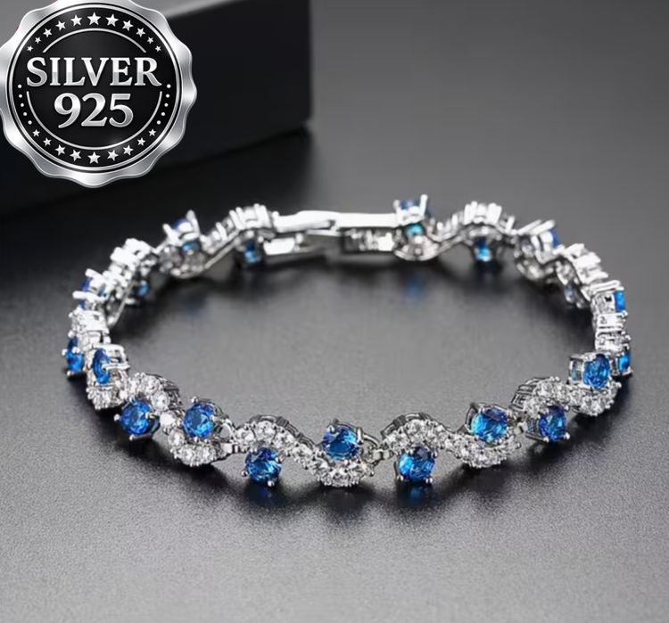 Дамска сребърна гривна