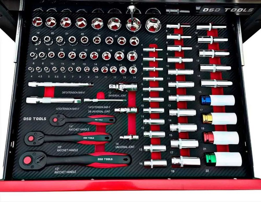 Dulap Metalic Echipat cu Truse de Scule