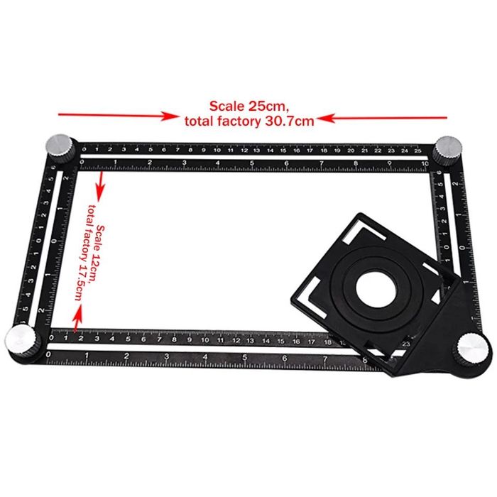 Регулируема линия с шаблон ъгломер