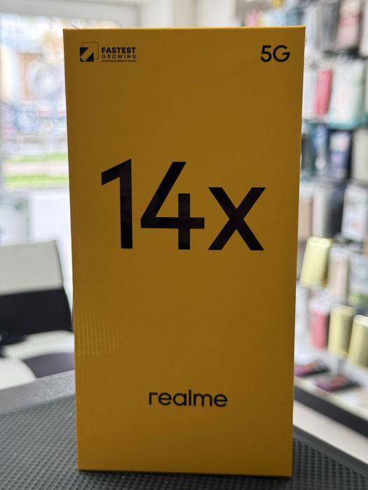 Realme 14X 5G,Carbon Black,128GB/6GB RAM Dual-Sim *ЧистоНов*