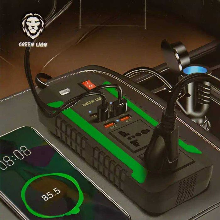 Green Lion Spark 300W — автомобильный сетевой инвертор. Есть доставка