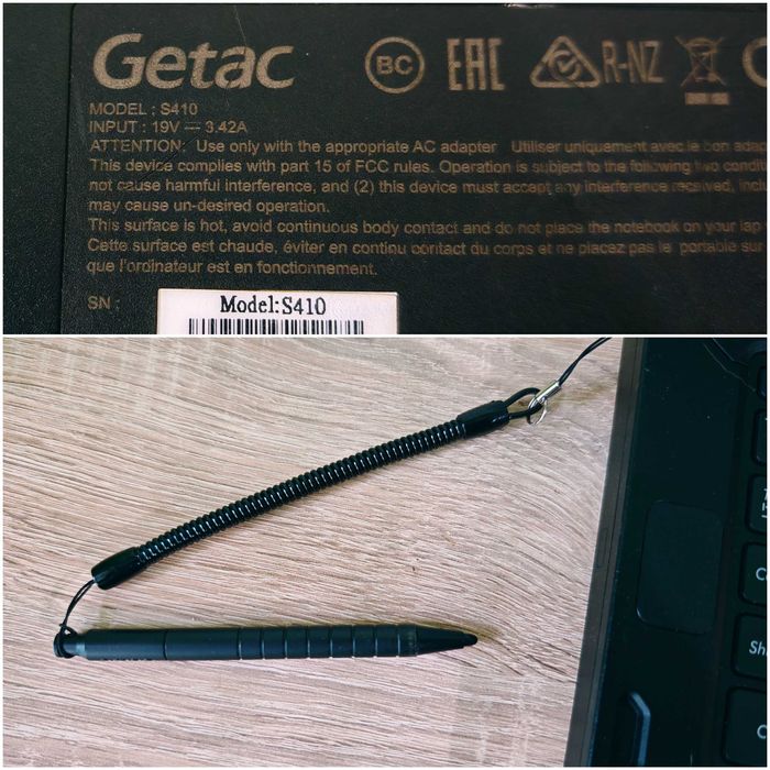 GETAC S410 G3 RUGGED LAPTOP/14" Full HD Touch Screen/Intel Core i5-8265u/8GB RAM/256GB SSD/2x BATTERIES до 8-9 часа/4G Modem за мобилен интернет