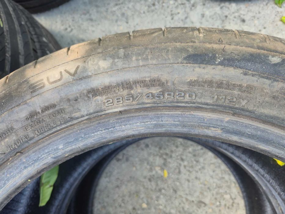 2 Anvelope de VARA - 285/45/20 112Y - DUNLOP SP SPORT SUV - CA NOI - DOT 2024 !