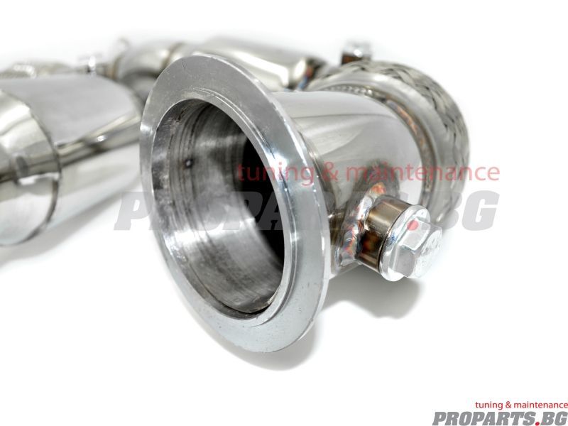 Downpipe за е70 e71 50i 550i 650i 750i N63 мотори даунпайп