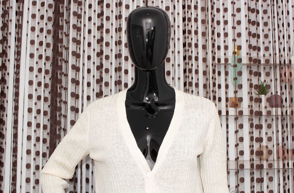 Massimo Dutti дамска ленена жилетка бежова 100% лен М