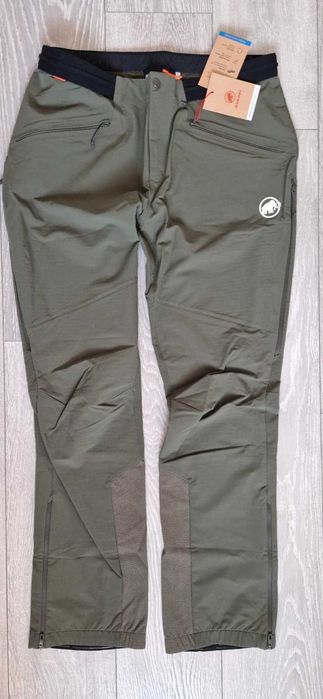Pantaloni Mammut masuri L XL Aenergy softshell hybrid munte trekking