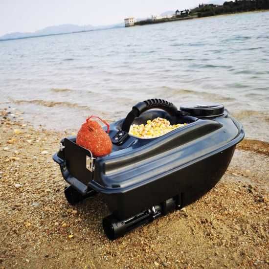 Barca nadit cu sonar de plantat momeala, momit, 2 motoare 2 baterii