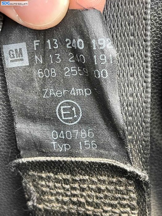 Centura Siguranta Stanga Fata Sofer Opel Corsa D 2006 - 2014 Cod 13240192 [C0052]