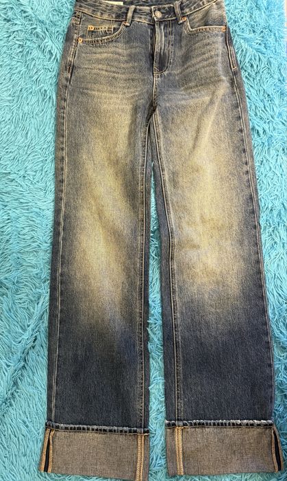 Дънки за момиче stradivarius