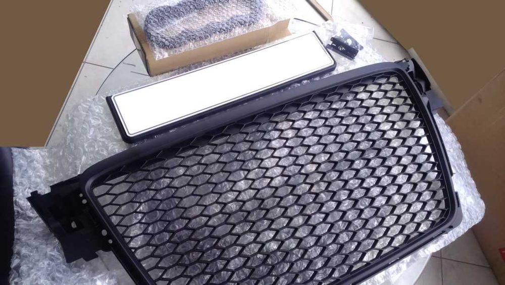 Grila Audi A4 S4 B8 RS Style negru mat NOU