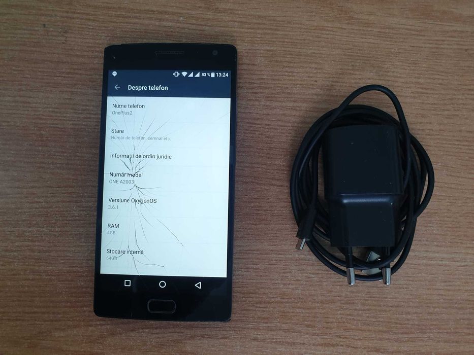 telefon Oneplus2 4G functional sticla display fisurata 64Gb
