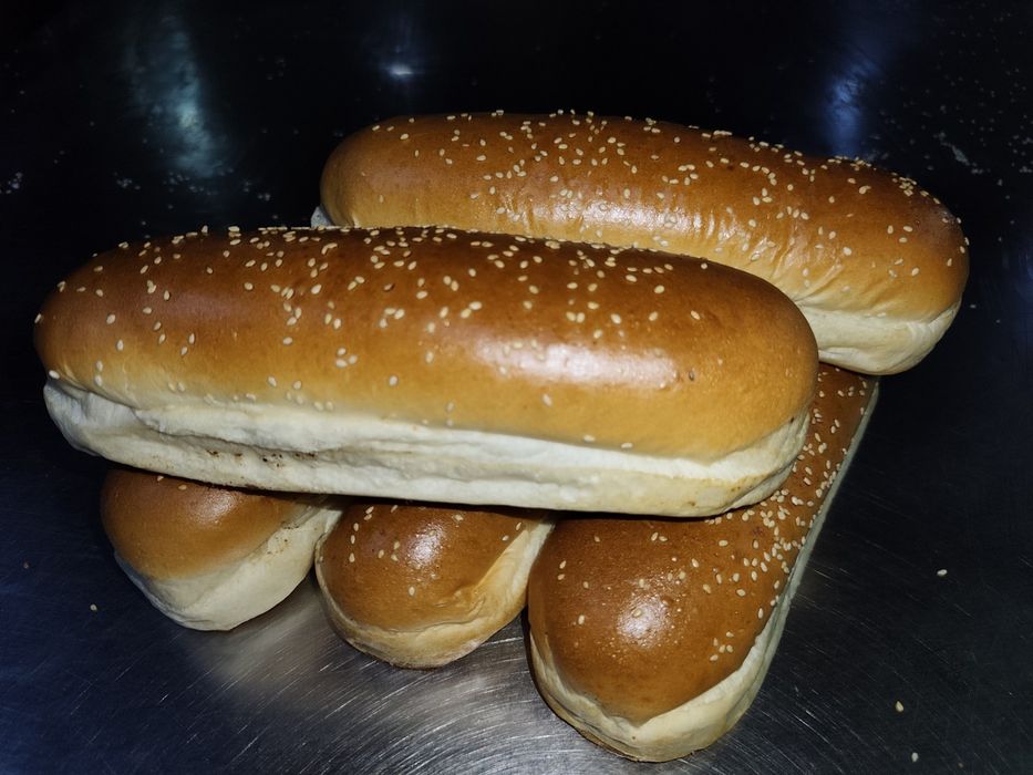 Hotdog, gamburger, haggi uchun sifatli non mahsulotlari