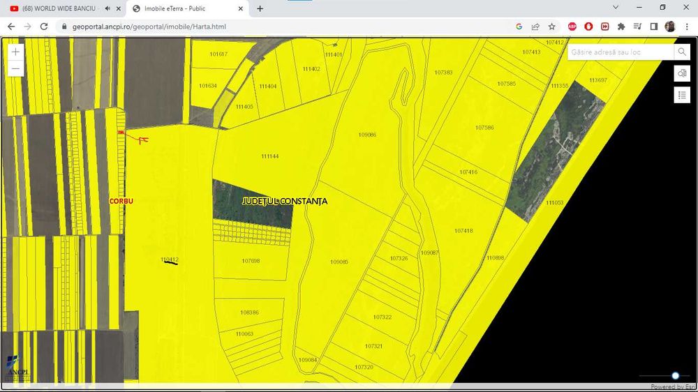teren corbu 799m2  constanta