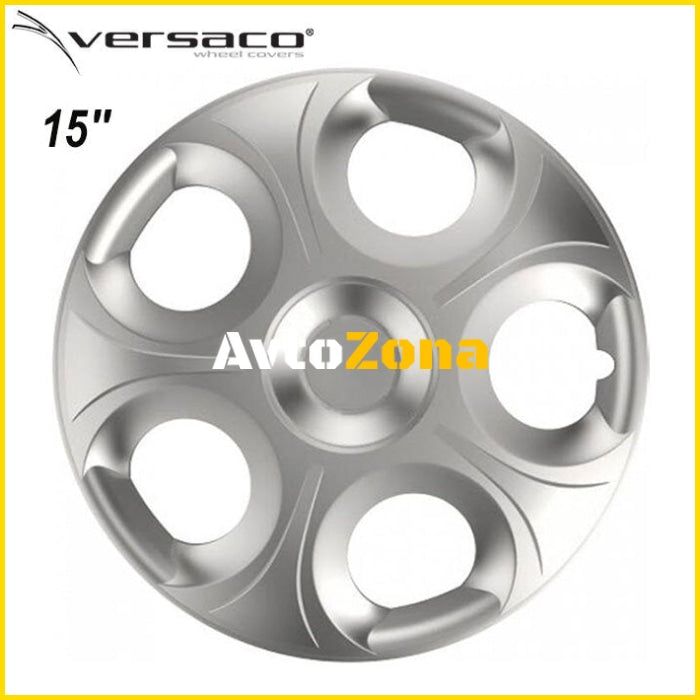 15" Тасове за джанти Versaco Matrix Silver