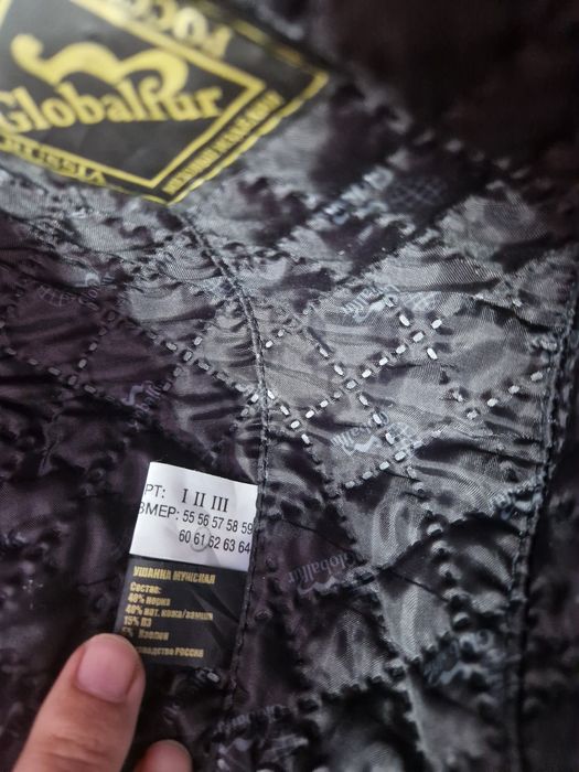 Ушанка мужская норка+замша