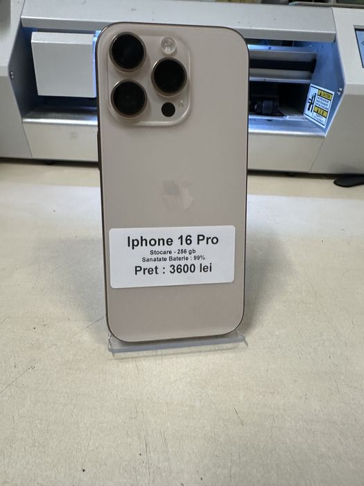 Iphone 16 pro / 256 gb / 99% baterie / garantie