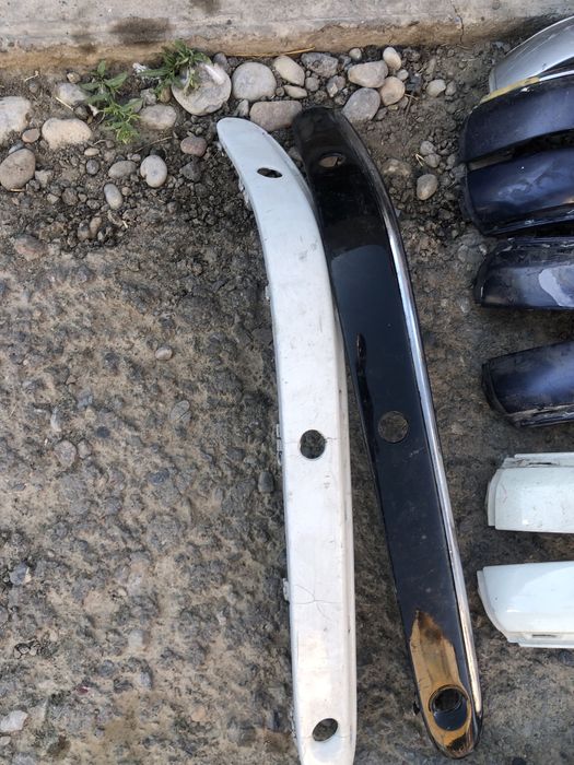 Молдинги бампера на w w 220 мерседес