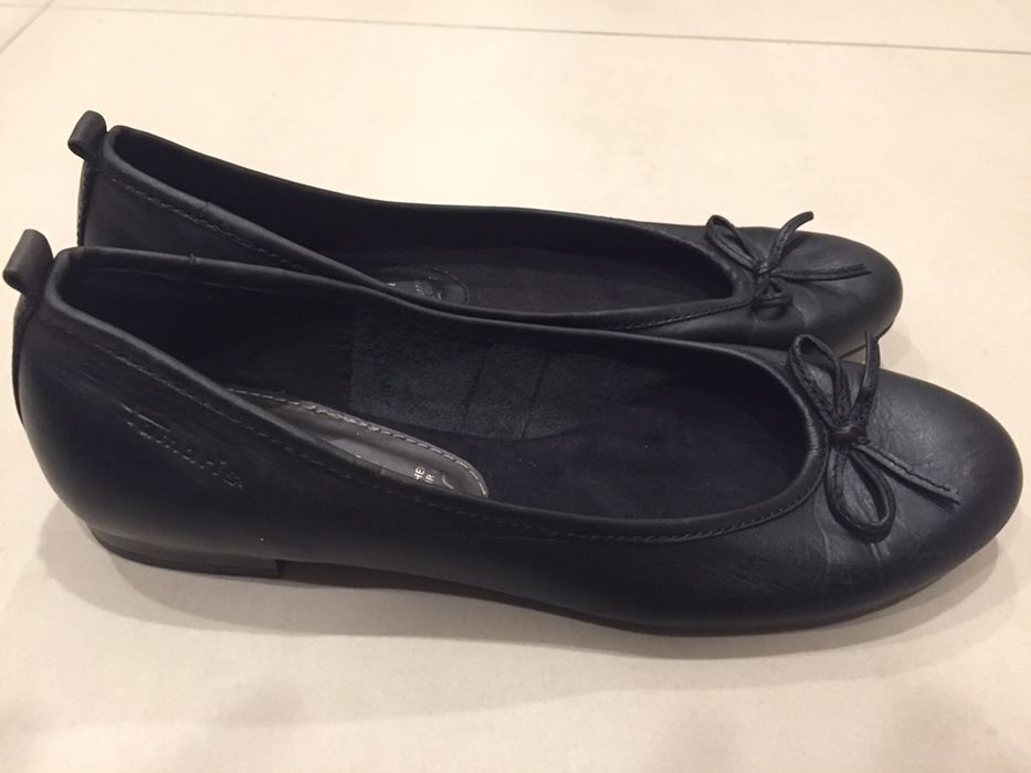 Balerini Tamaris, piele naturala, purtati o singura ora, mar. 37