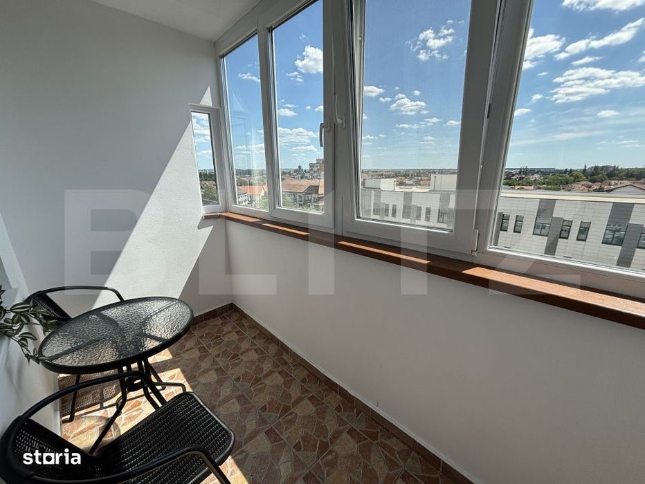 Apartament modern de inchiriat, 50 mp, complet mobilat si uitlat