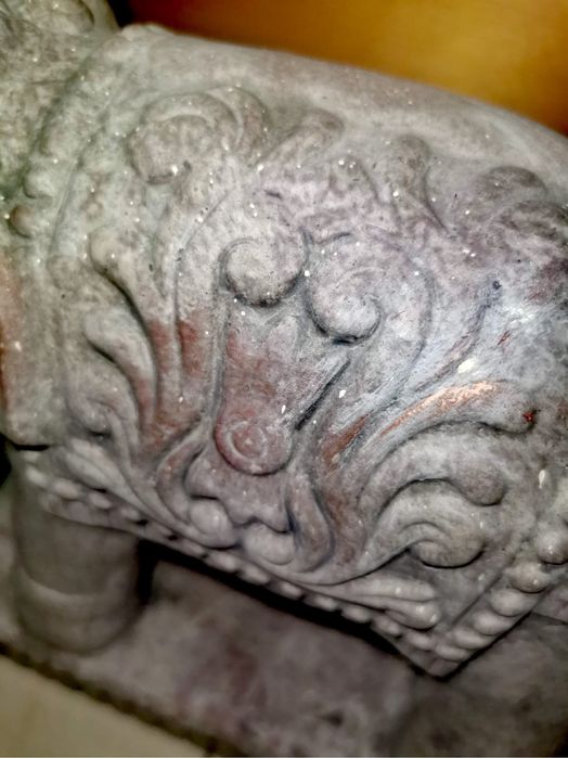 Слон фигура от керамика , декорация за къща градина офис !