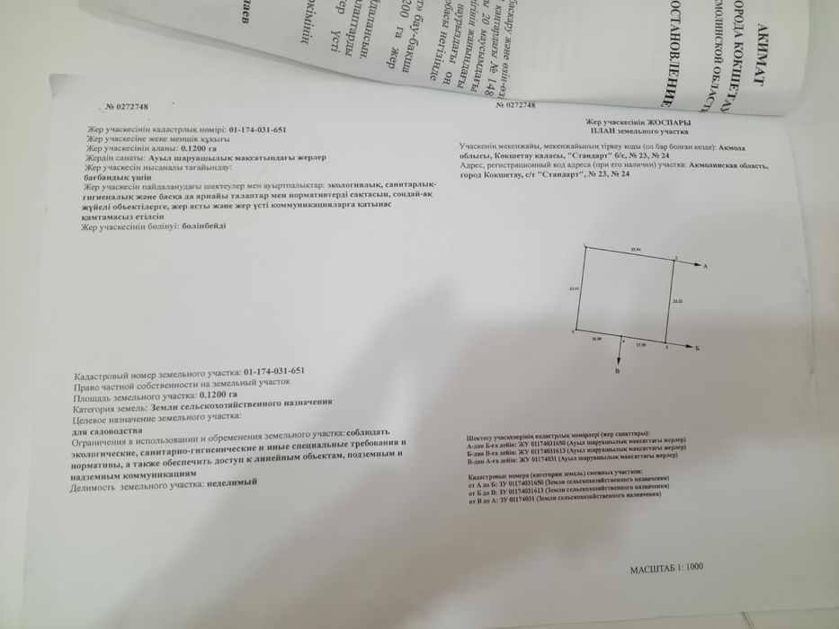 Продам земельный участок