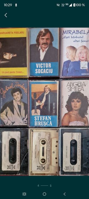 Casete Muzica ușoară ELECTRECORD (20 BUCATI)