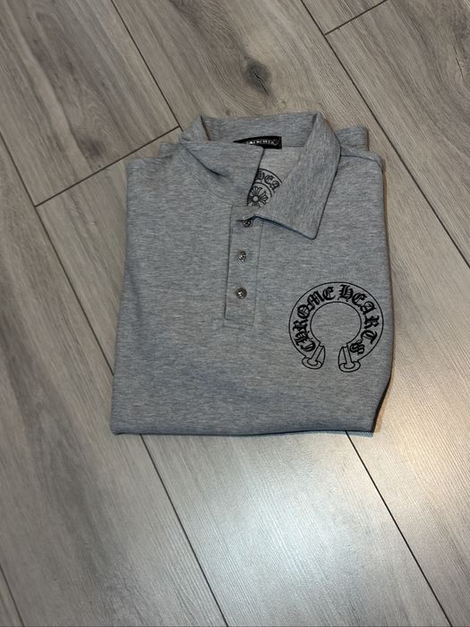 Tricou Chrome Hearts Polo Gri