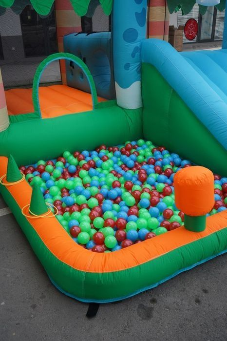 Батут 72068 от Doctor Dolphin( 410×370×250)  бесплатная 200 штука шари