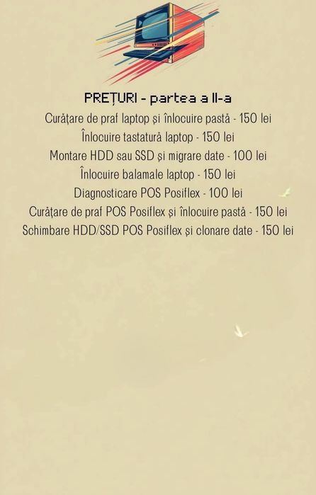 IT (PC & Routere), montaj camere supraveghere si intervenții tehnice