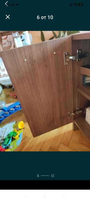 Барплот И шкаф МДФ 18мм. Дъб Какао