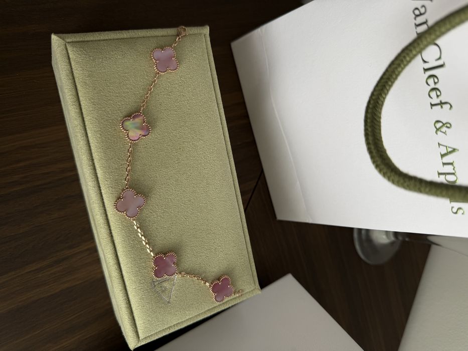 Van cleef розовый перламутр