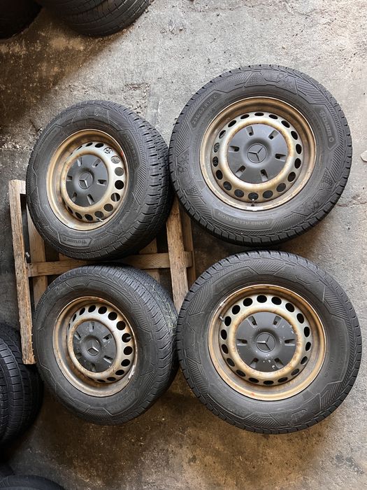 Jante Mercedes Sprinter Vw Crafter + 235/65/16 C , Barum , DOT 2024 !