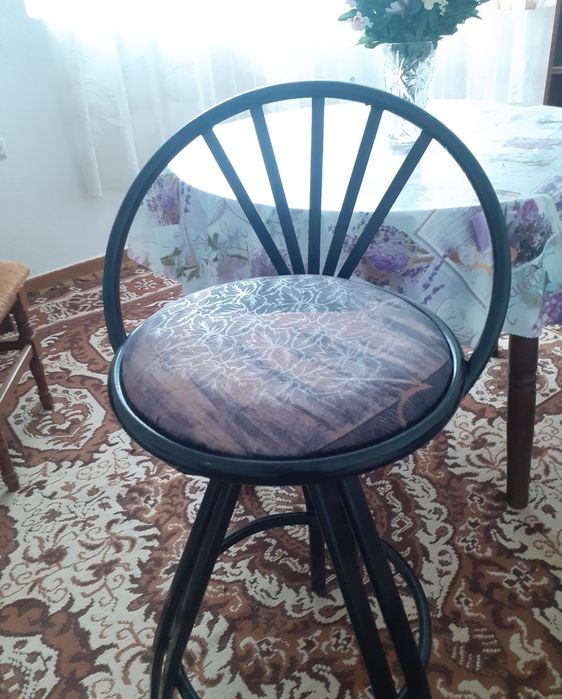 Бар стол метален