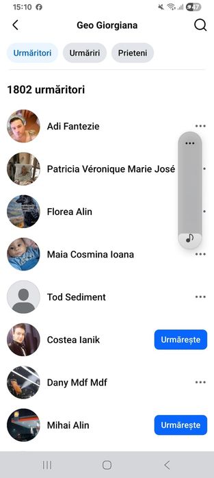 Vând pagina de Facebook 1800 de urmăritori reali