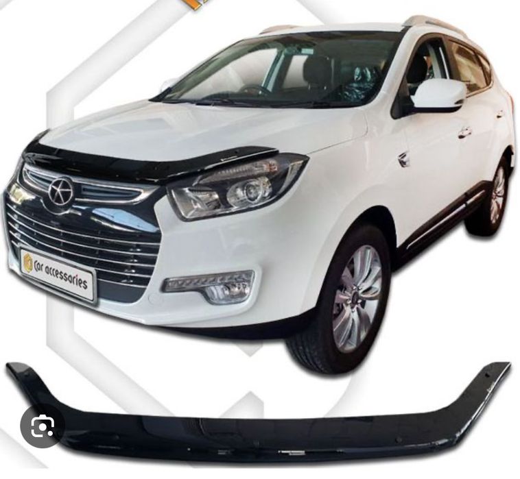 Дефлектор мухобойка на капот jac s5