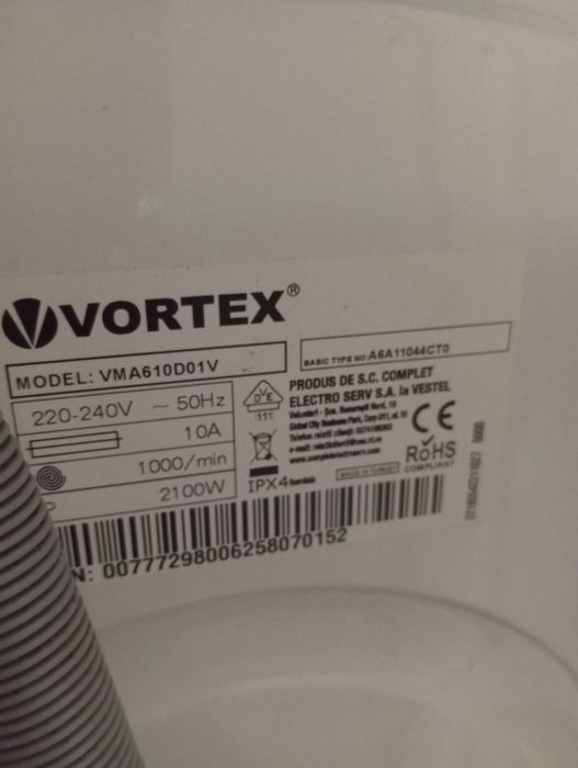 motor masina de spalat rufe Vortex VMA1014D01V