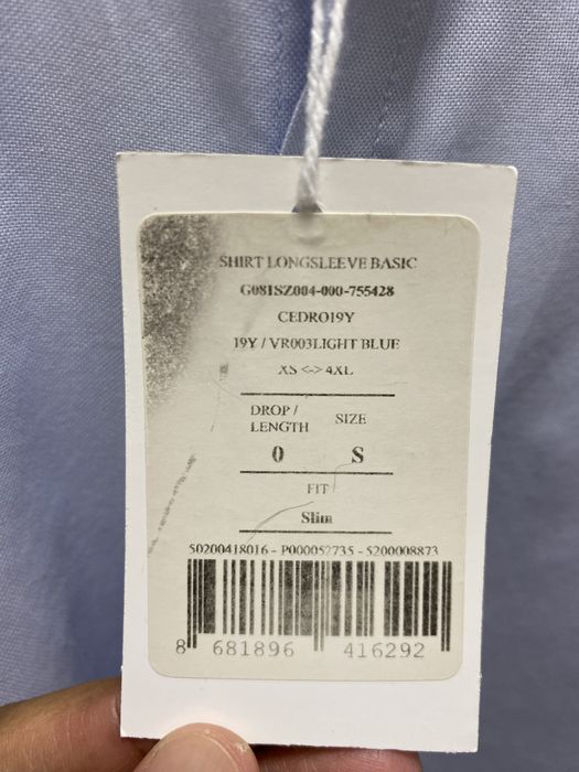 Рубашка US Polo размер S slim fit